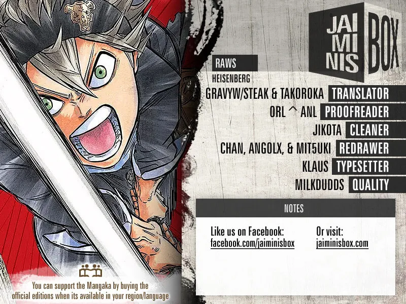 Read Black Clover (Fan Colored) (Colored) chapter 210 image 1 on Lezhin