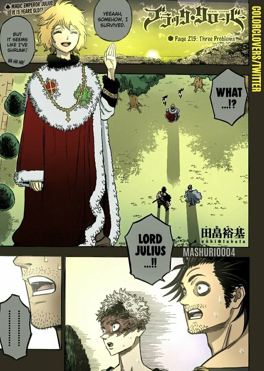 Read Black Clover (Fan Colored) (Colored) chapter 215 image 1 on Lezhin