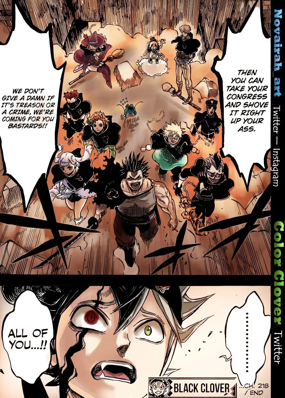 Read Black Clover (Fan Colored) (Colored) chapter 218 image 16 on Lezhin