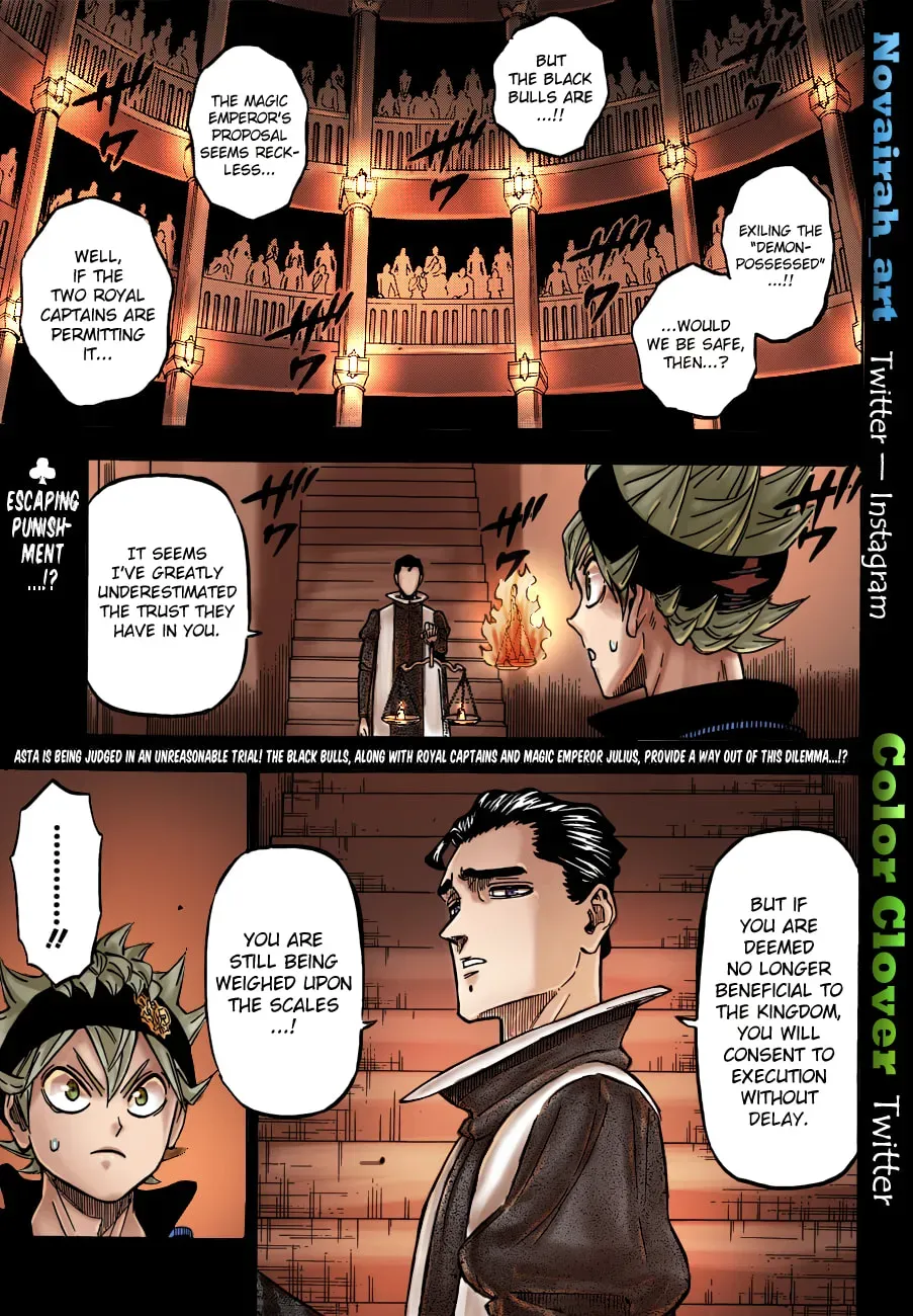 Read Black Clover (Fan Colored) (Colored) chapter 220 image 1 on Lezhin