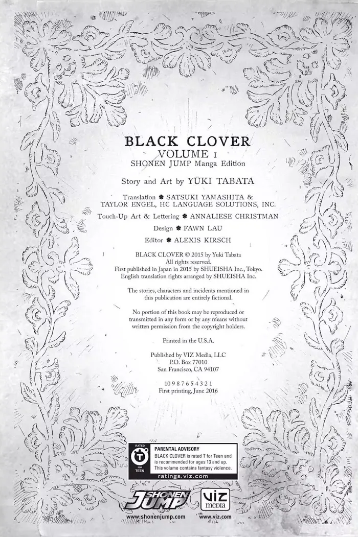 Read Black Clover chapter 0 image 2 on Lezhin