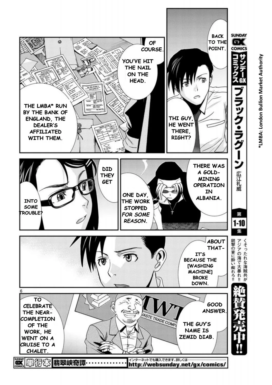 Read Black Lagoon chapter 93 image 5 on Lezhin