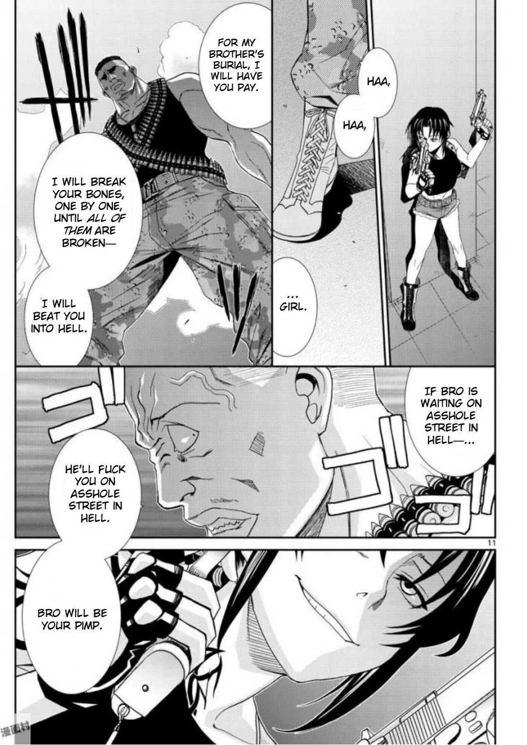 Read Black Lagoon chapter 96 image 10 on Lezhin