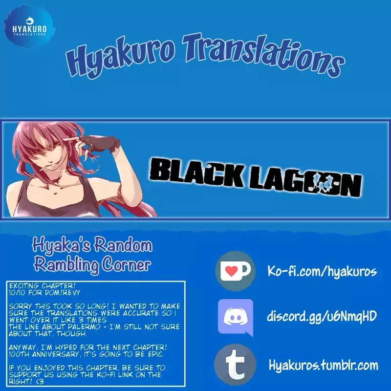 Read Black Lagoon chapter 99 image 32 on Lezhin