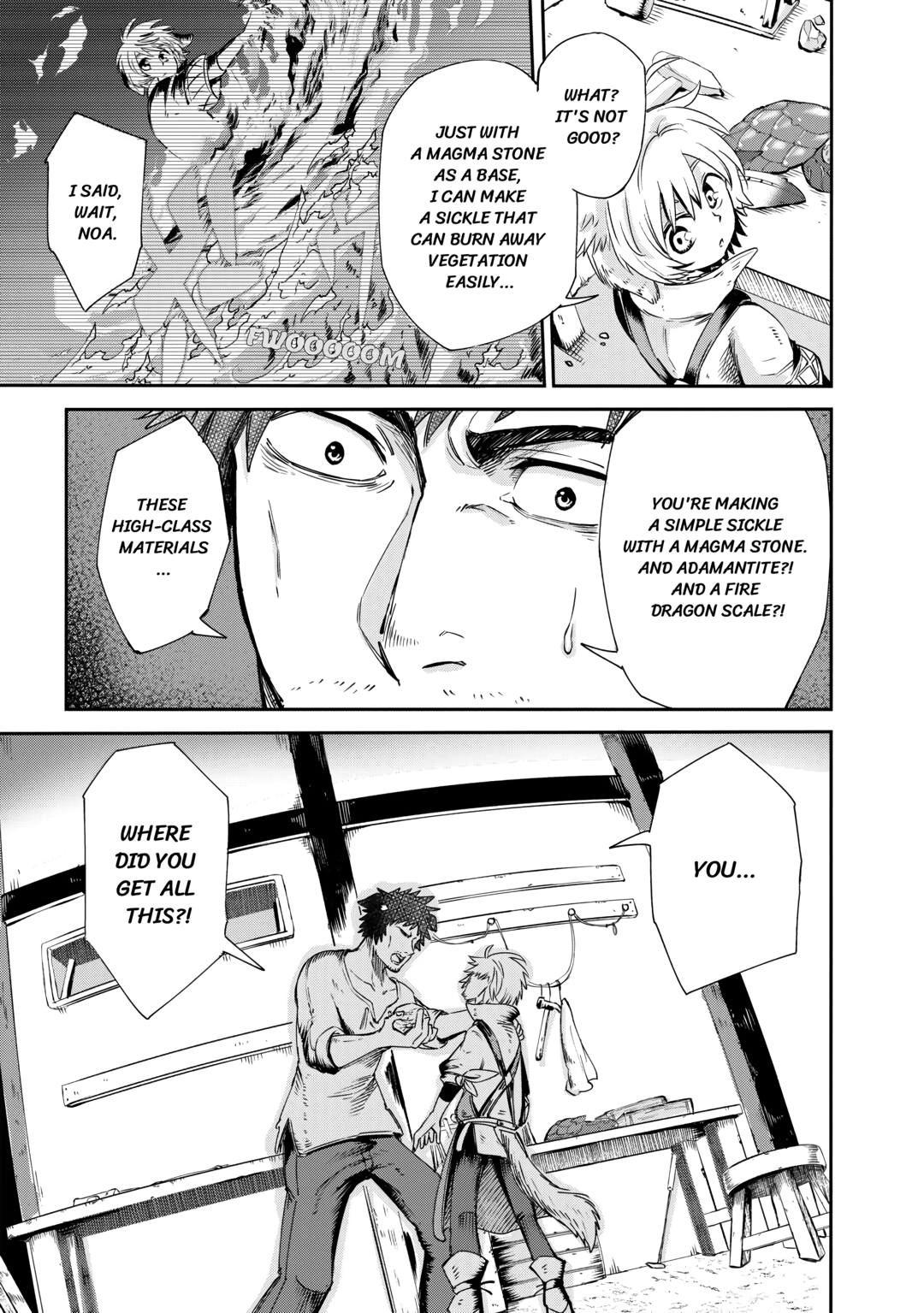 Read Blacksmith Apprentice at Level 596 chapter 1 image 14 on Lezhin