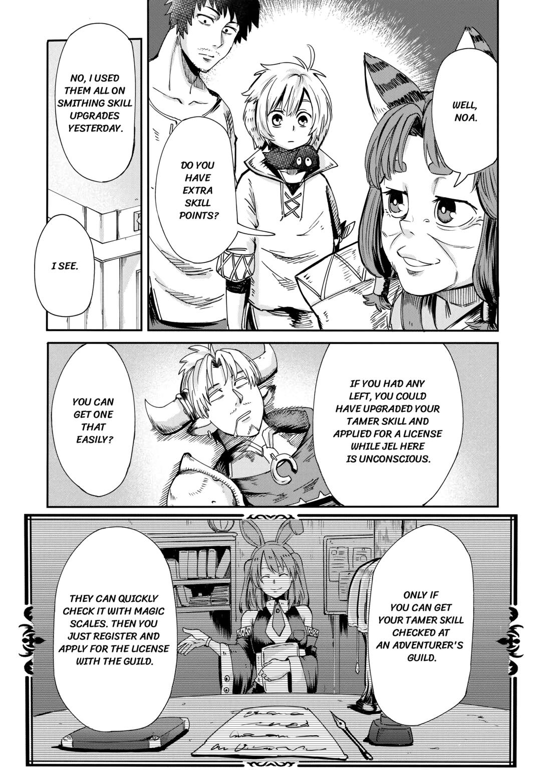 Read Blacksmith Apprentice at Level 596 chapter 1 image 32 on Lezhin