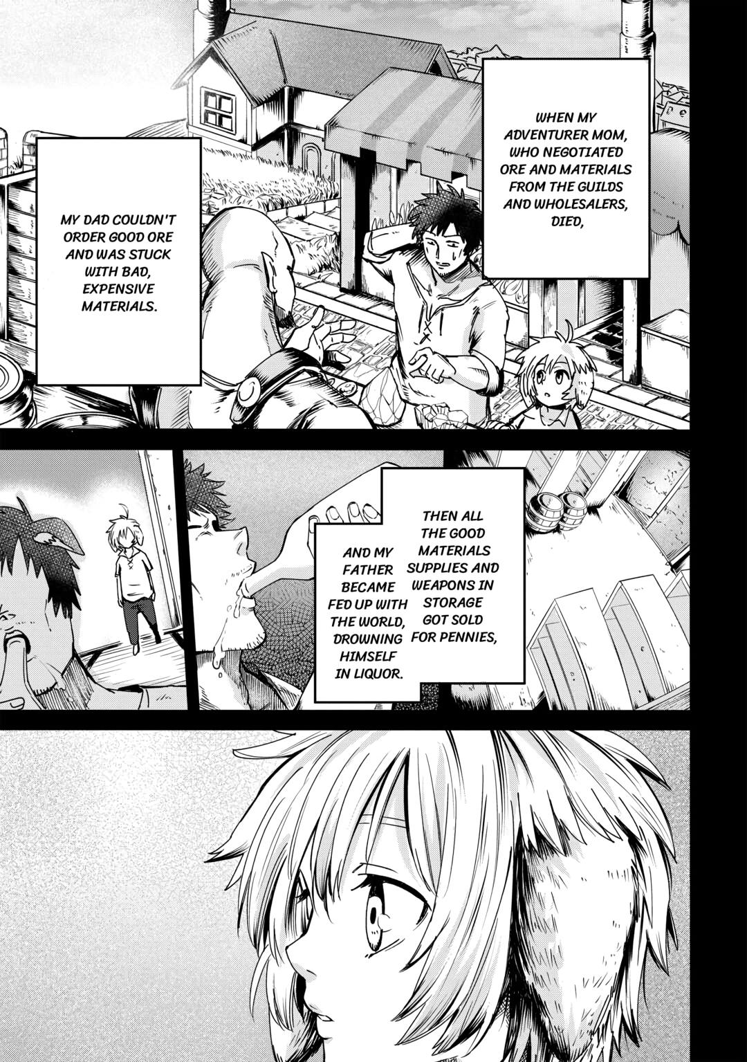 Read Blacksmith Apprentice at Level 596 chapter 1 image 6 on Lezhin