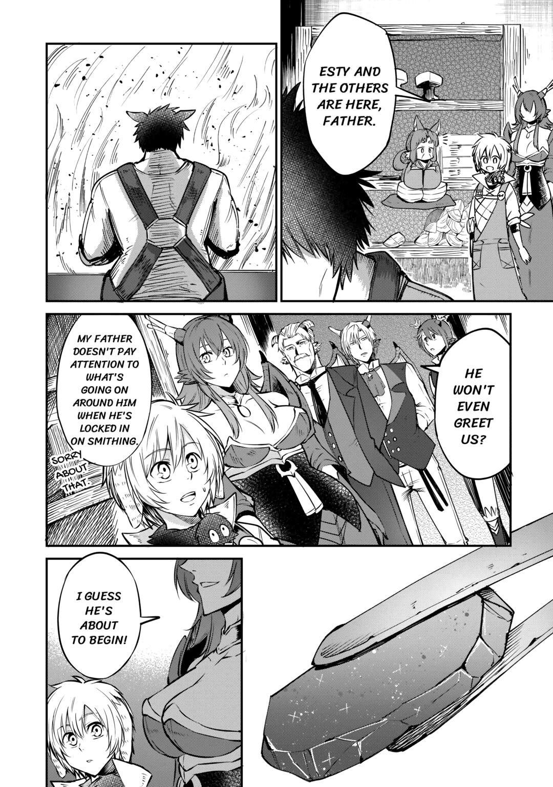 Read Blacksmith Apprentice at Level 596 chapter 14 image 3 on Lezhin