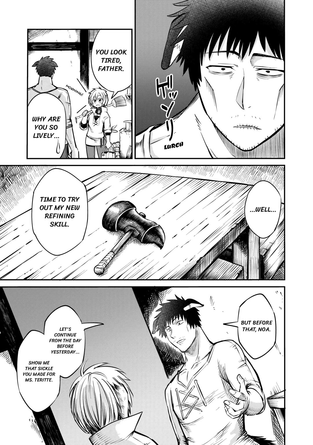 Read Blacksmith Apprentice at Level 596 chapter 8 image 14 on Lezhin