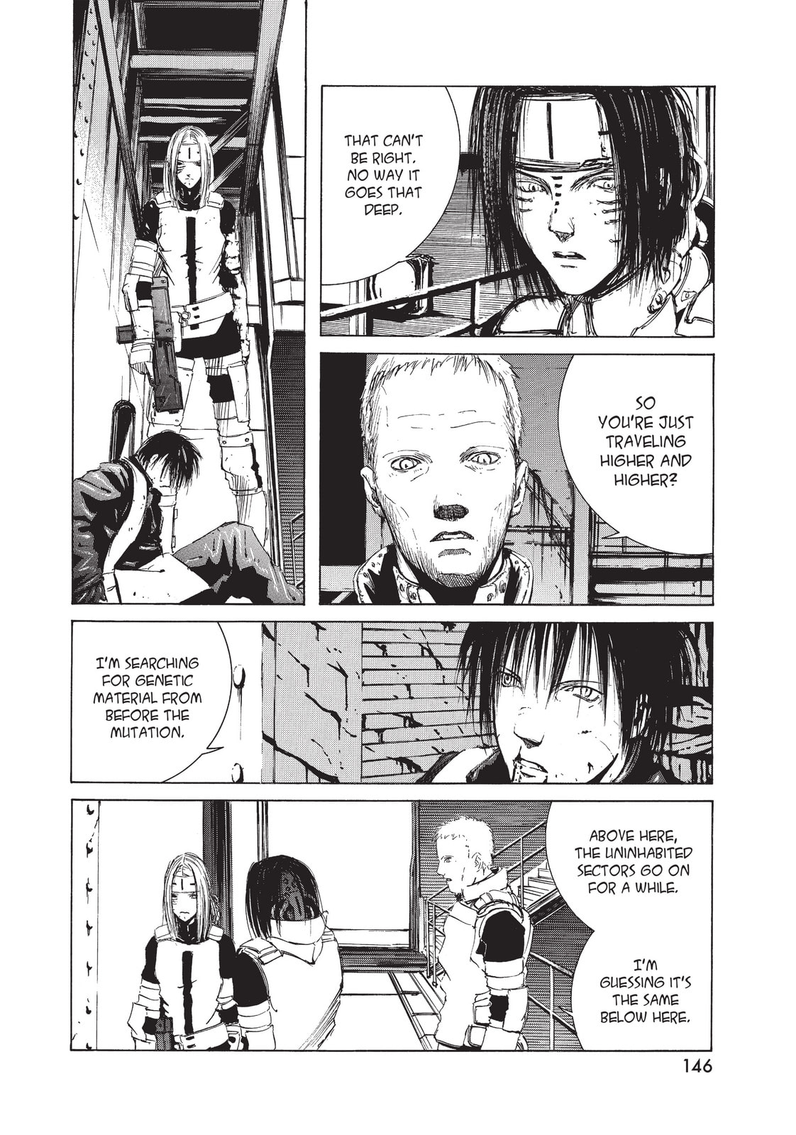 Read BLAME! chapter 4 image 19 on Lezhin