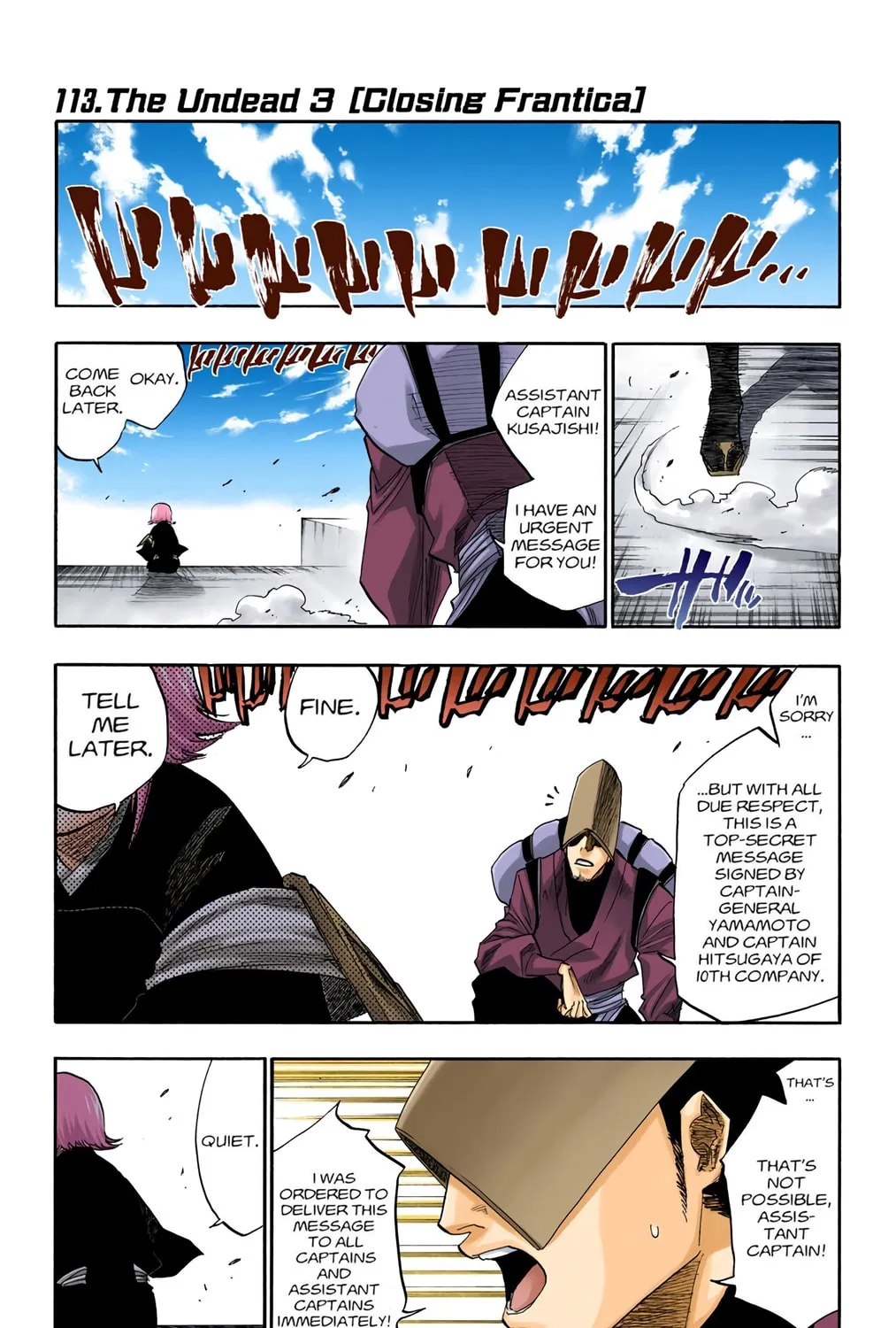 Read Bleach (Colored) chapter 113 image 0 on Lezhin