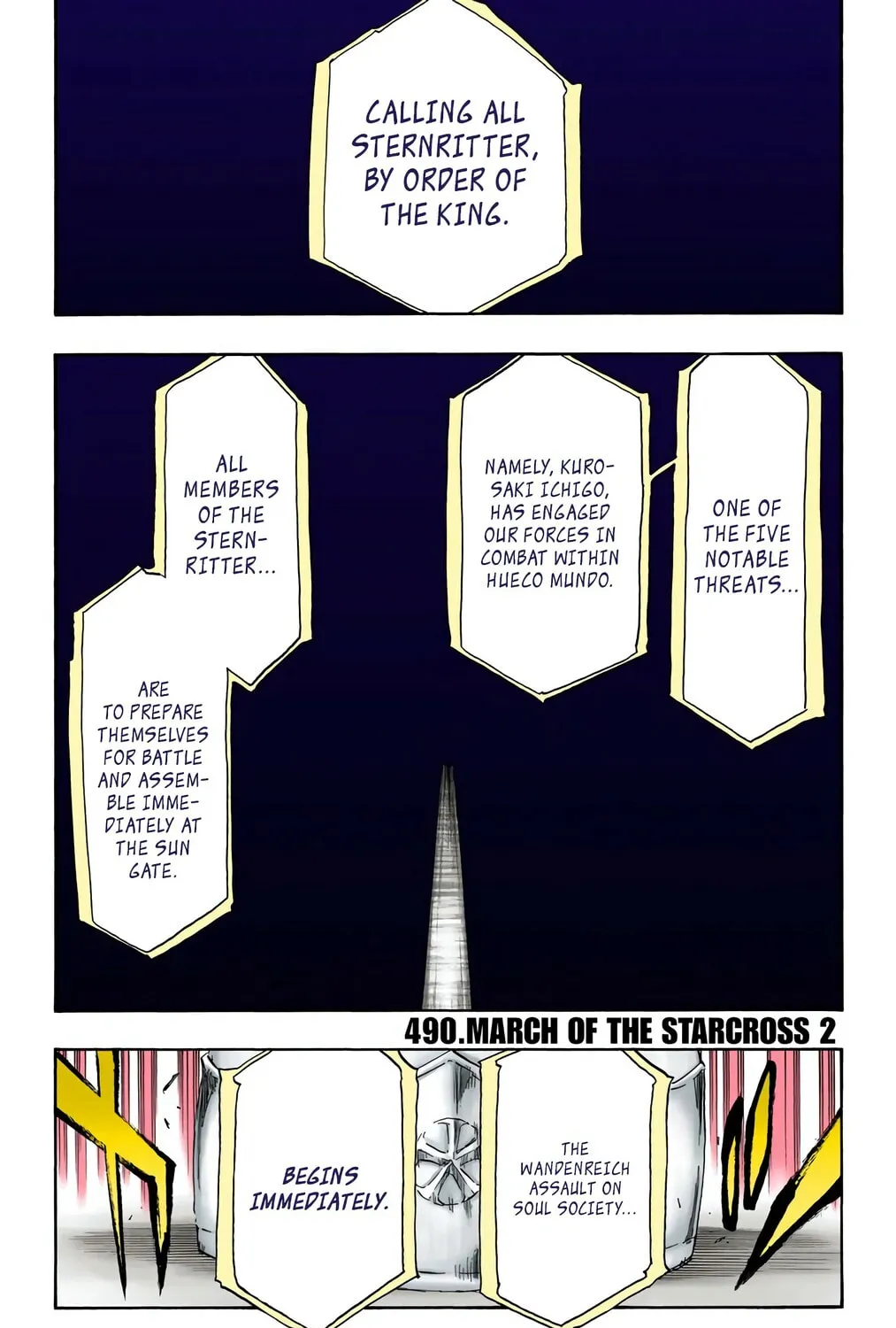 Read Bleach (Colored) chapter 490 image 0 on Lezhin