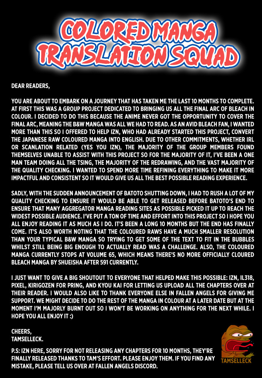 Read Bleach chapter 480 image 1 on Lezhin