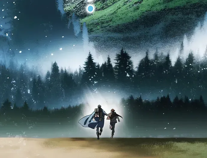 Read Blinded By The Setting Sun chapter 142 image 100 on Lezhin