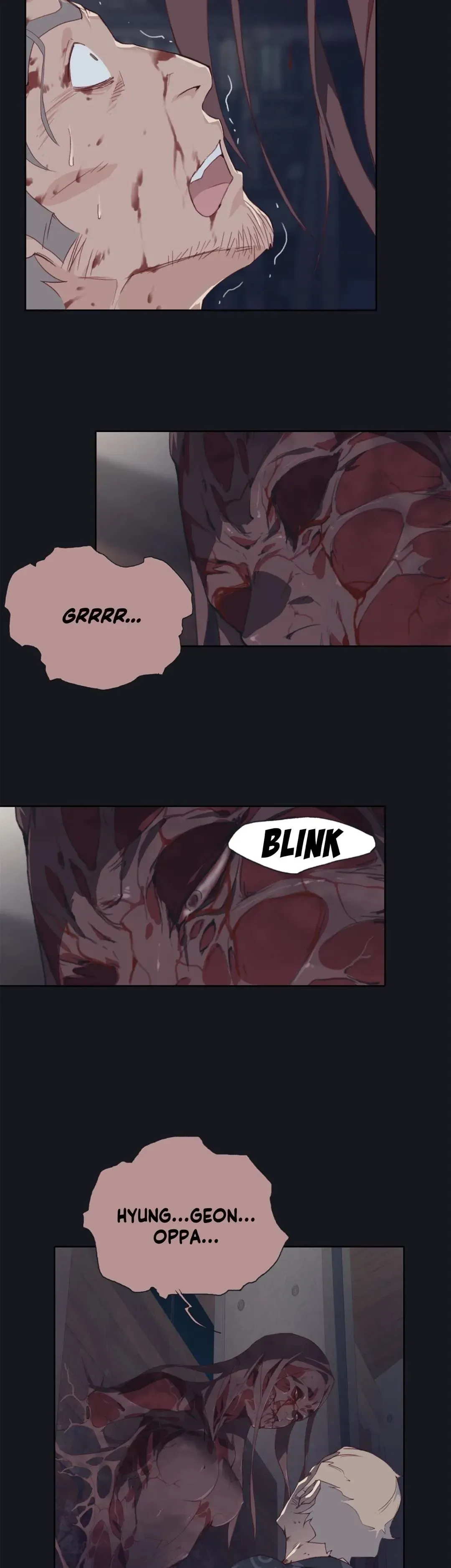 Read Blood on the wall chapter 17 image 18 on Lezhin