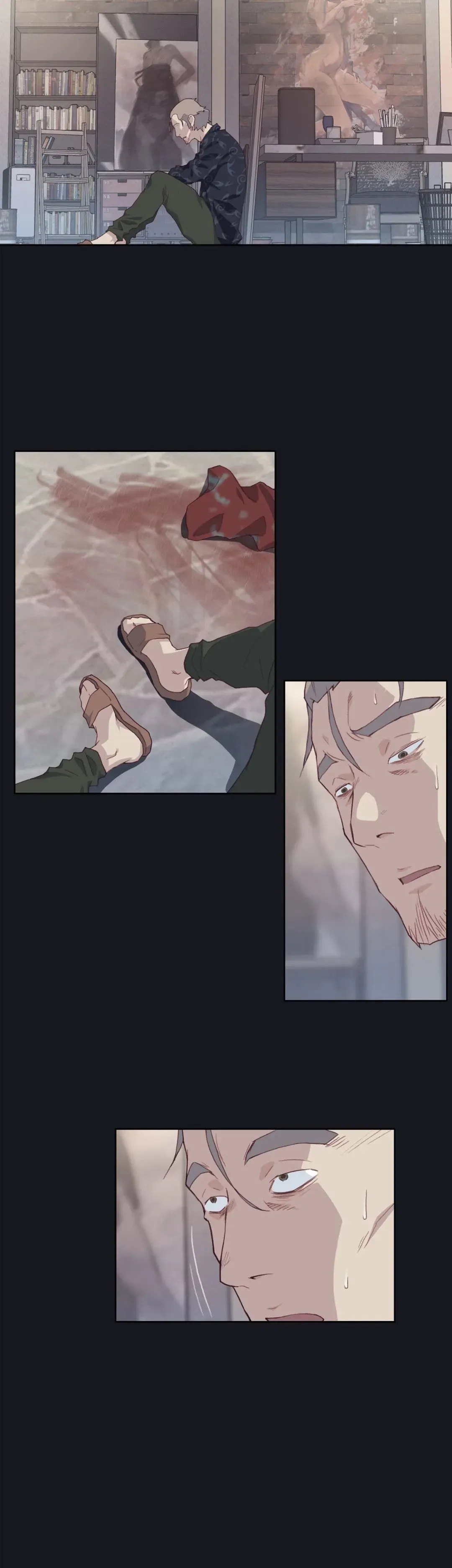 Read Blood on the wall chapter 17 image 32 on Lezhin