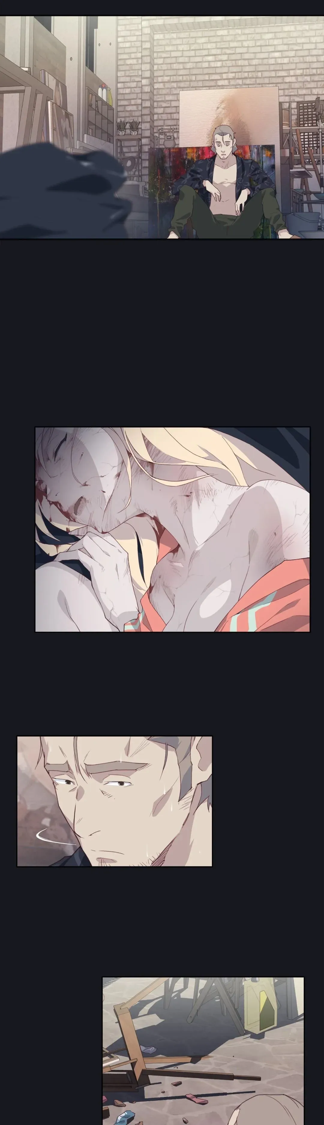 Read Blood on the wall chapter 17 image 33 on Lezhin