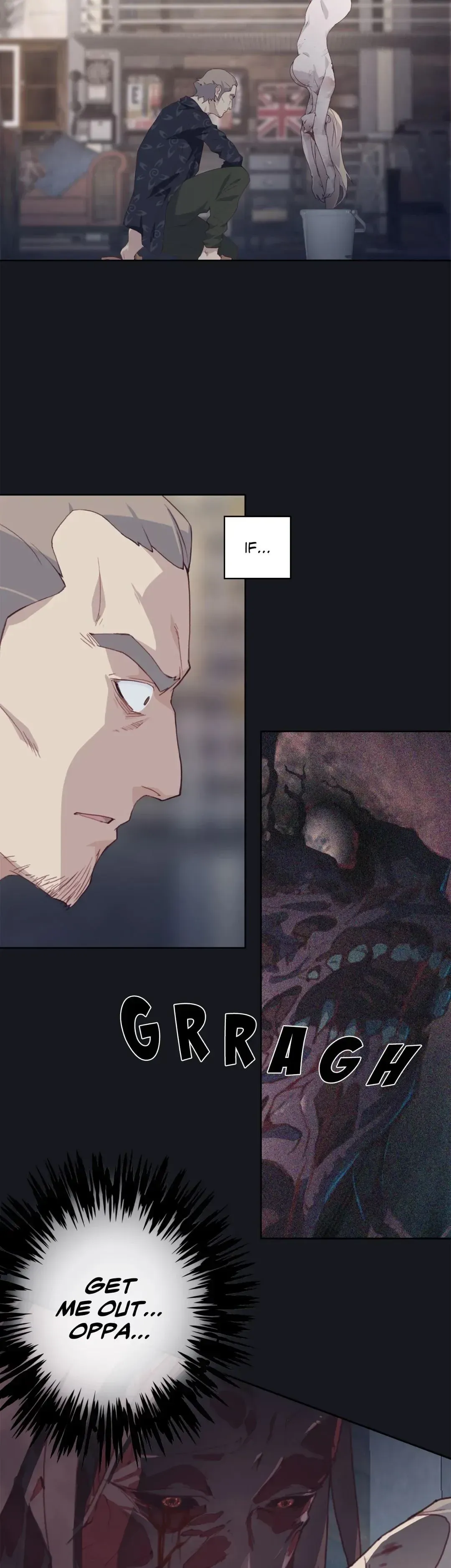 Read Blood on the wall chapter 19 image 6 on Lezhin