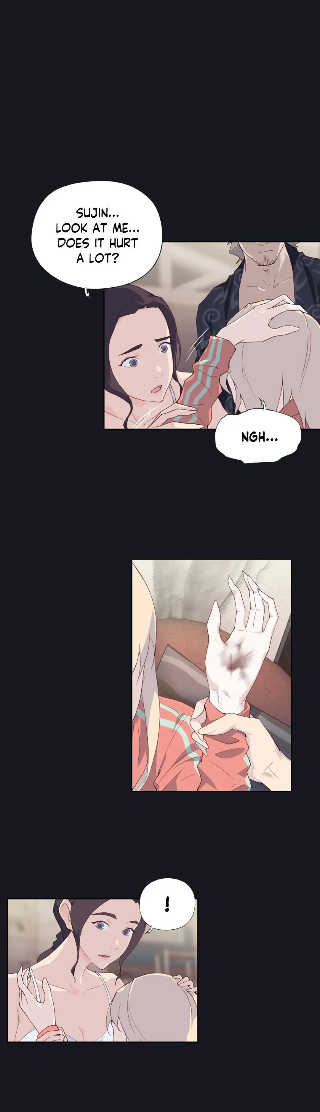 Read Blood on the wall chapter 21 image 8 on Lezhin