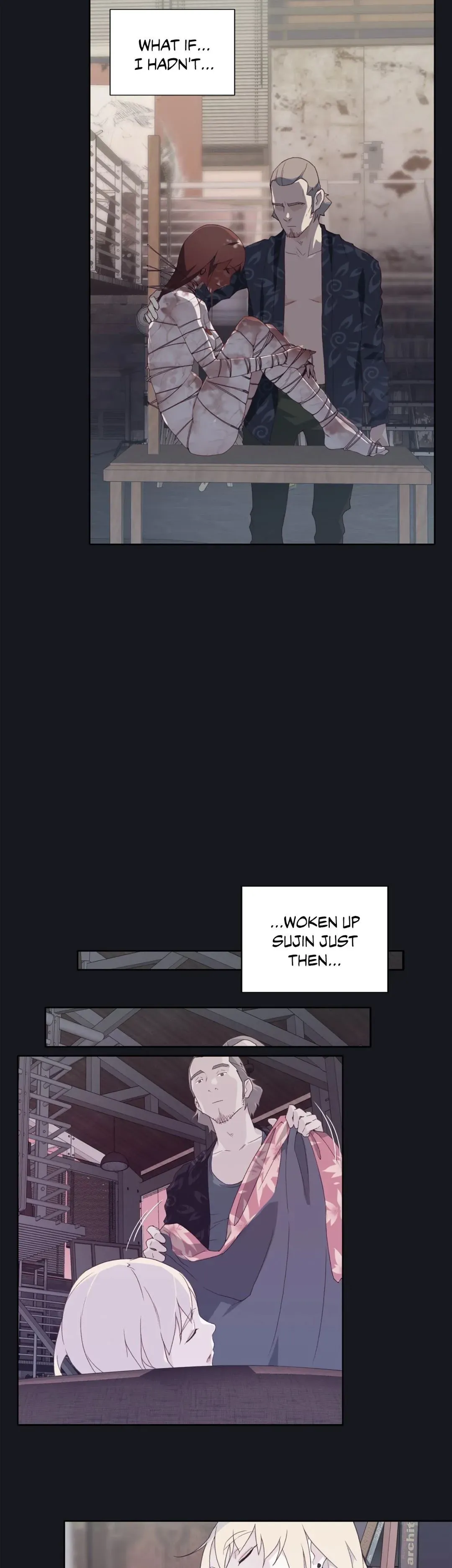 Read Blood on the wall chapter 23 image 13 on Lezhin
