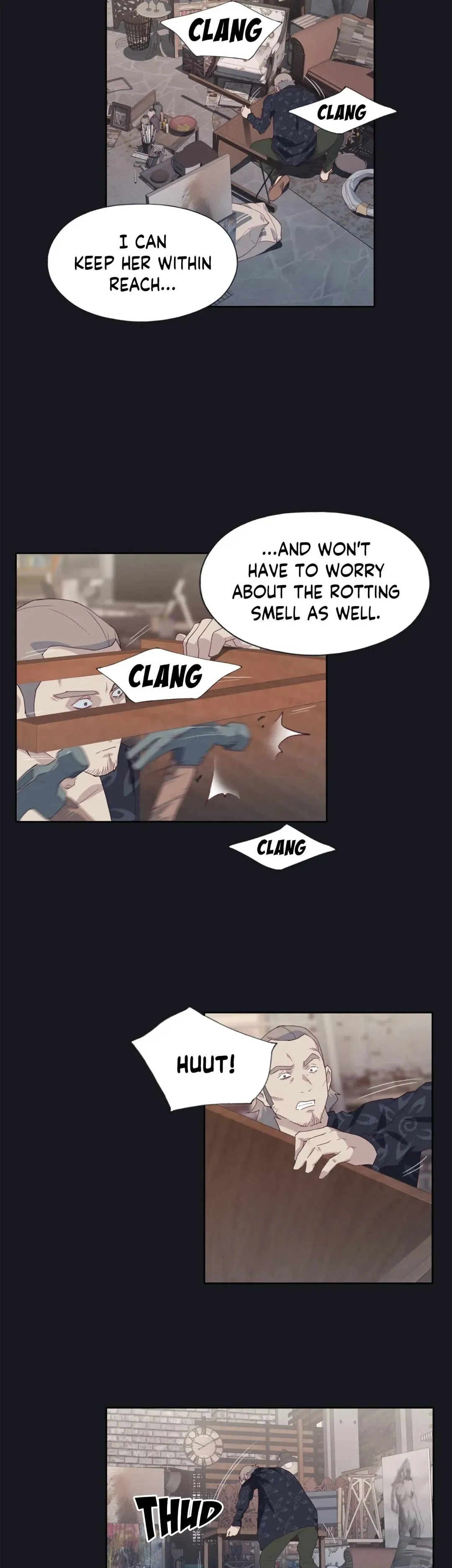 Read Blood on the wall chapter 23 image 5 on Lezhin