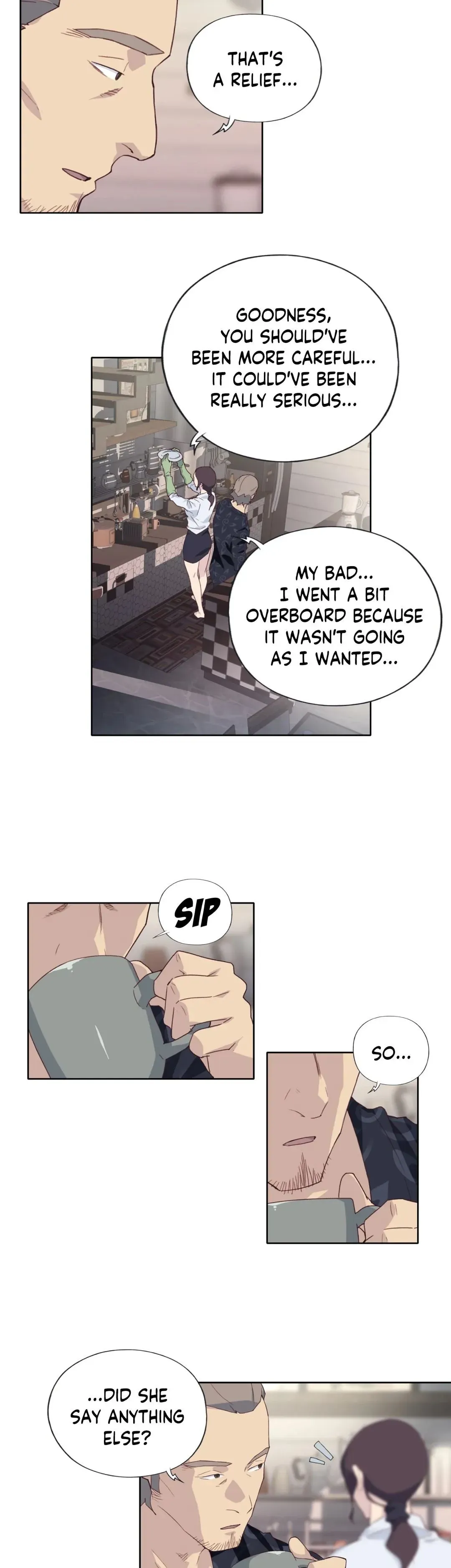Read Blood on the wall chapter 24 image 8 on Lezhin