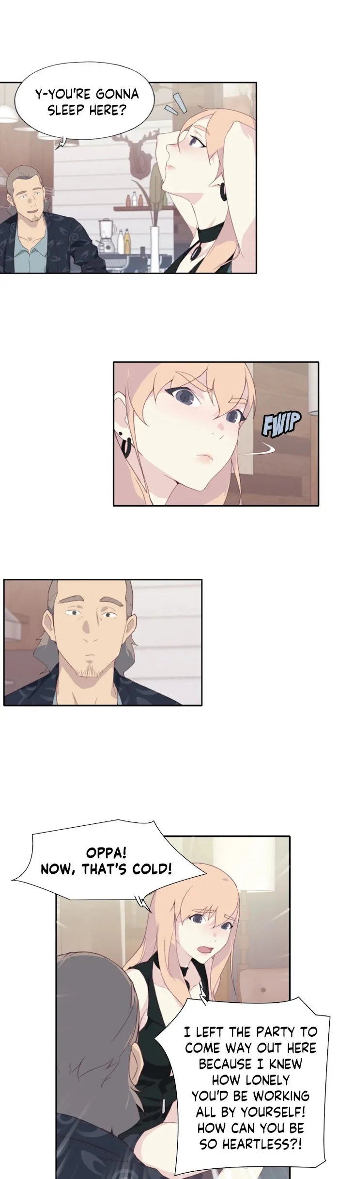 Read Blood on the wall chapter 4 image 7 on Lezhin