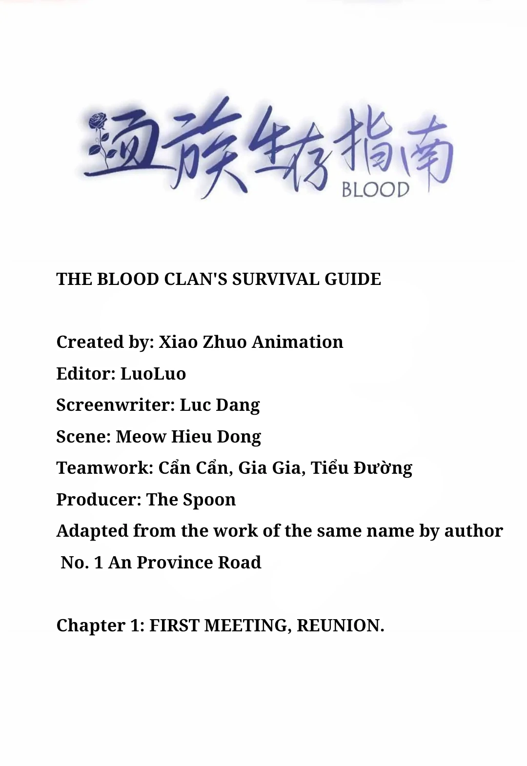 Read Bloodline survival guide chapter 1 image 1 on Lezhin
