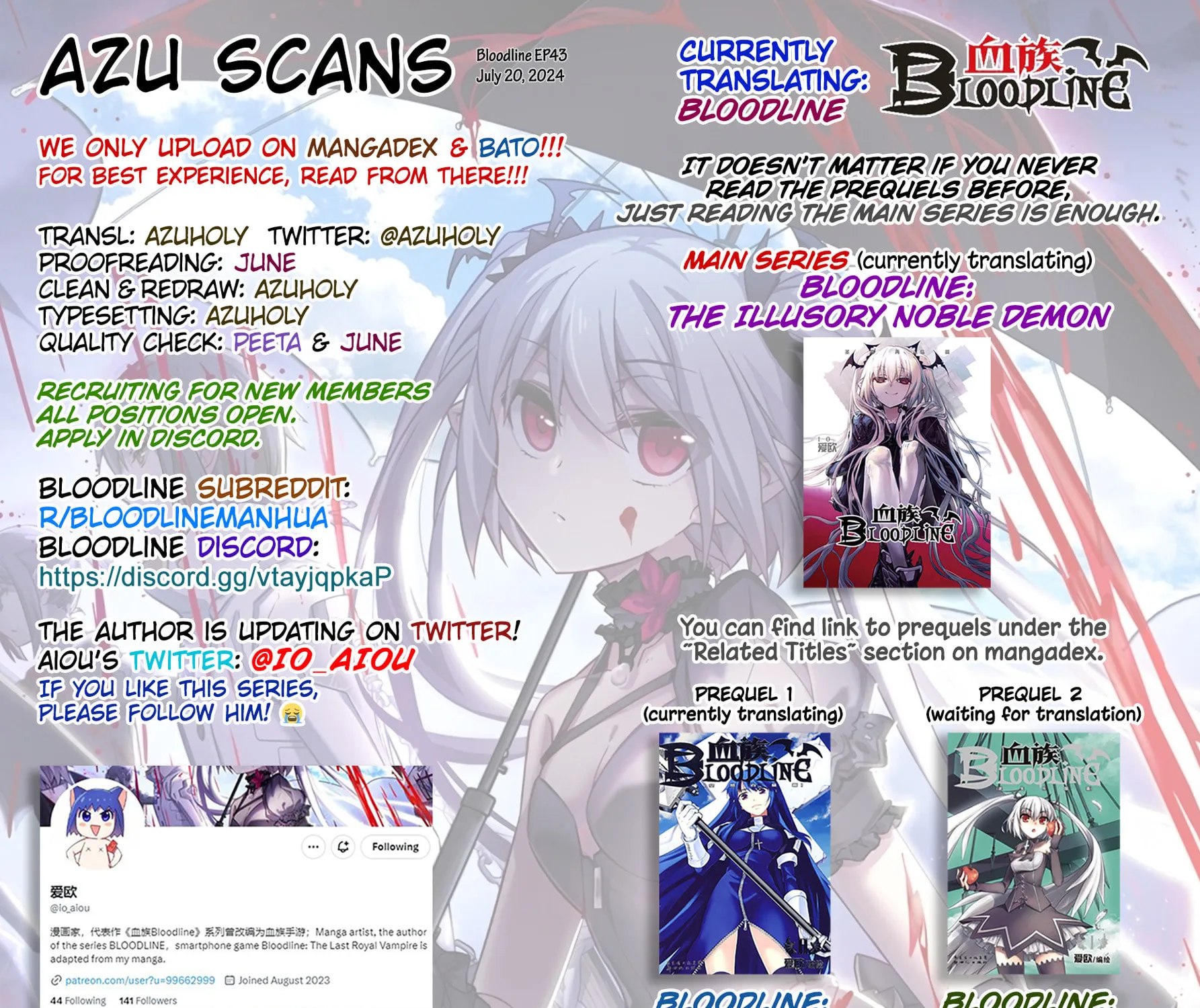 Read Bloodline chapter 43 image 21 on Lezhin
