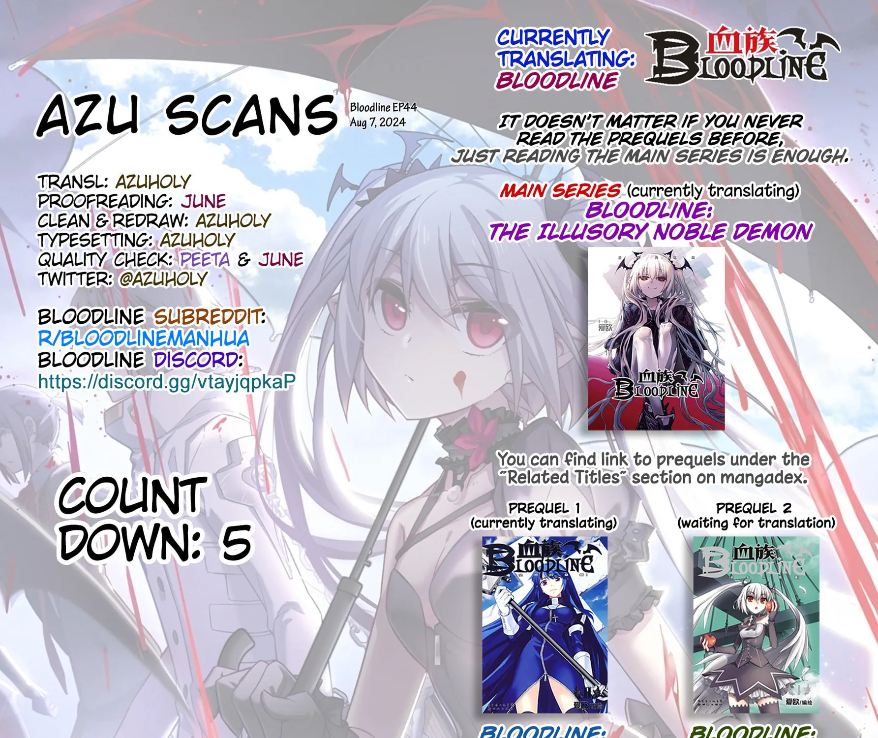 Read Bloodline chapter 44 image 19 on Lezhin