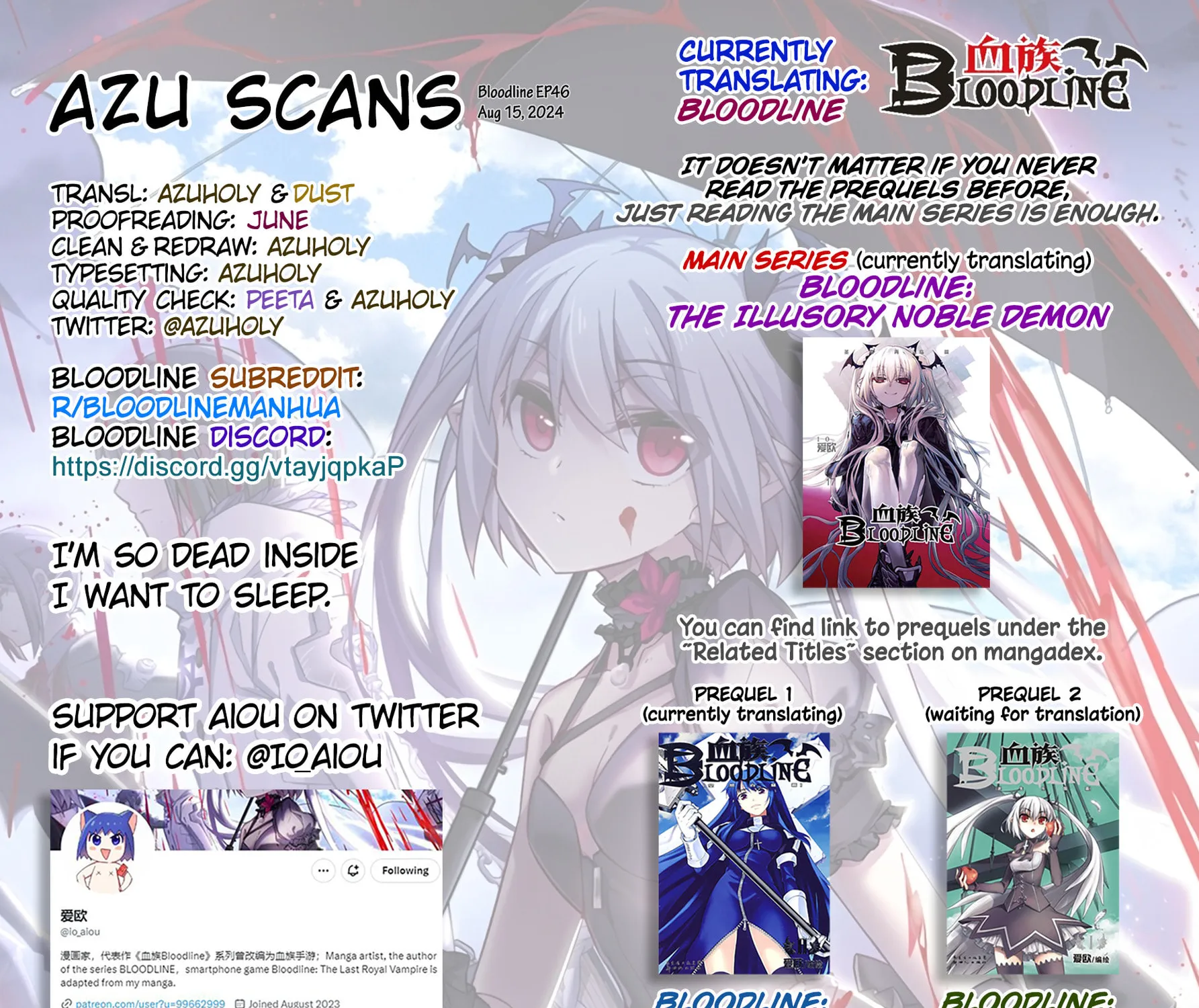 Read Bloodline chapter 46 image 14 on Lezhin