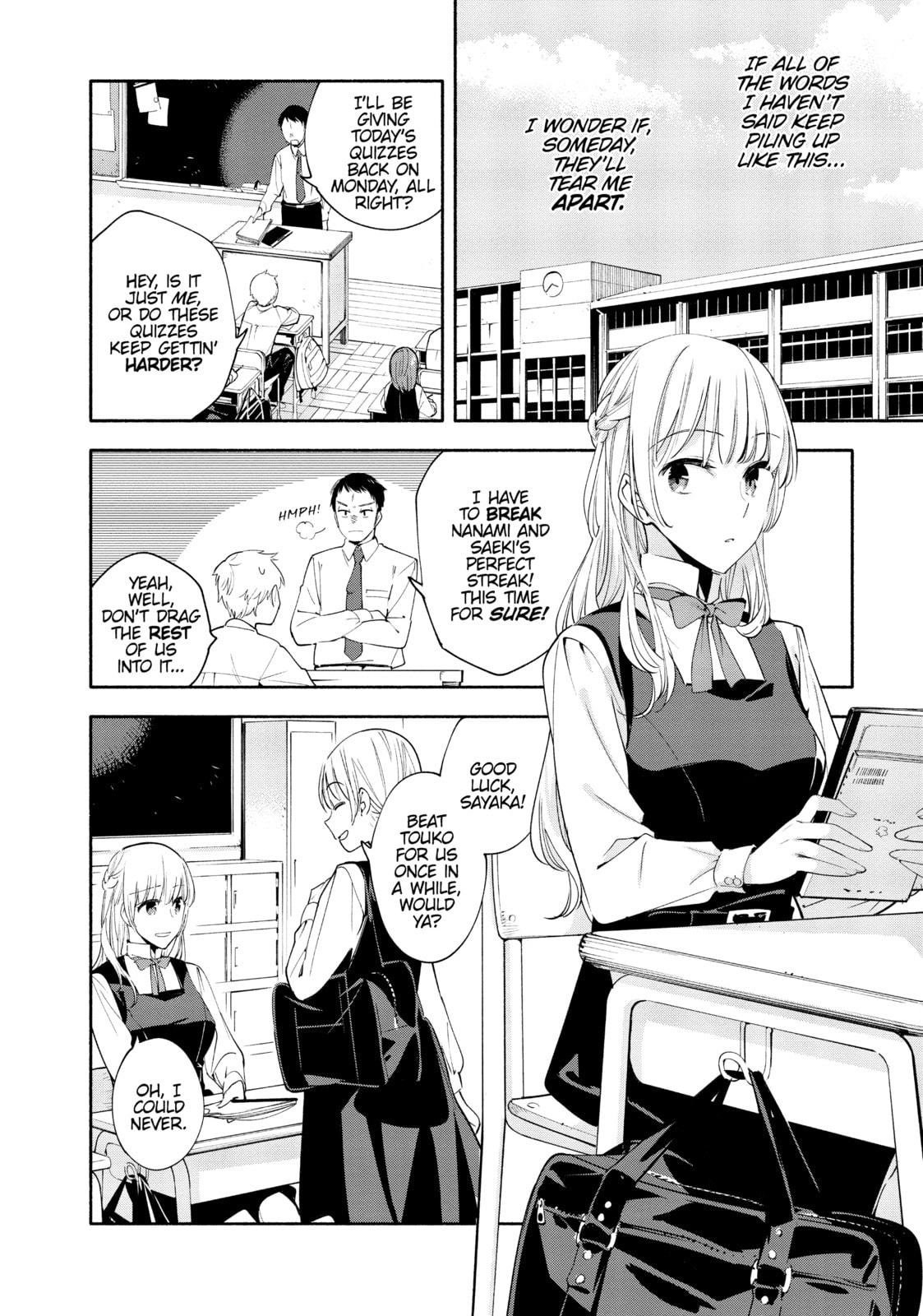 Read Bloom Into You chapter 12 image 1 on Lezhin