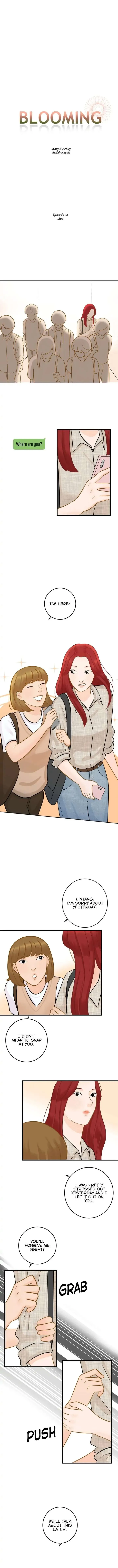 Read Blooming chapter 13 image 1 on Lezhin