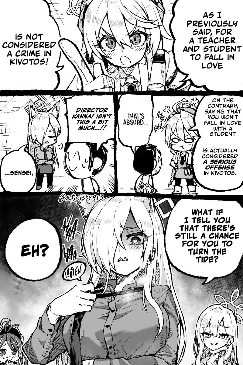 Blue Archive - JAZZ's Twitter Content Chapter 32 page 1 - 