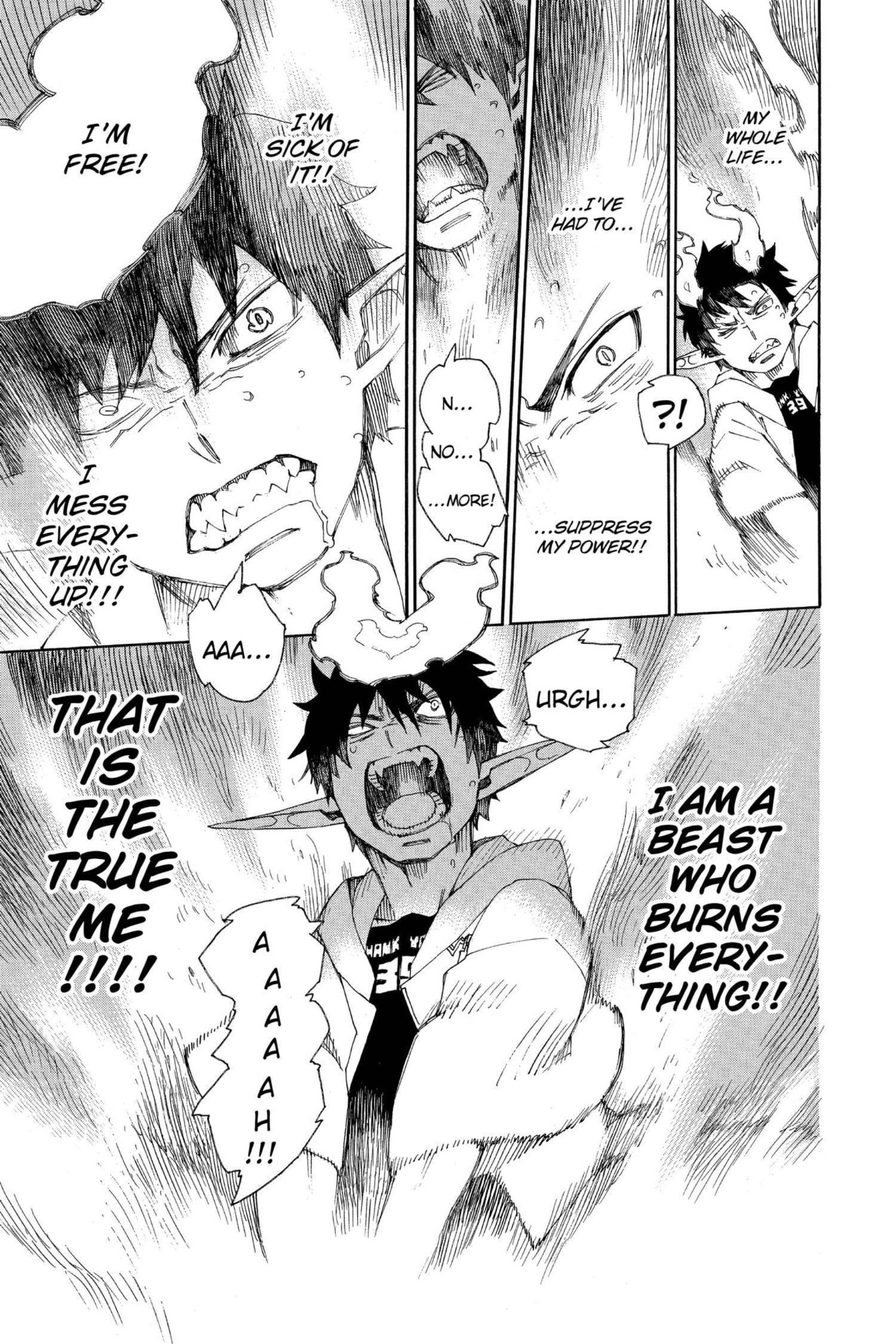 Read Blue Exorcist chapter 0 image 17 on Lezhin