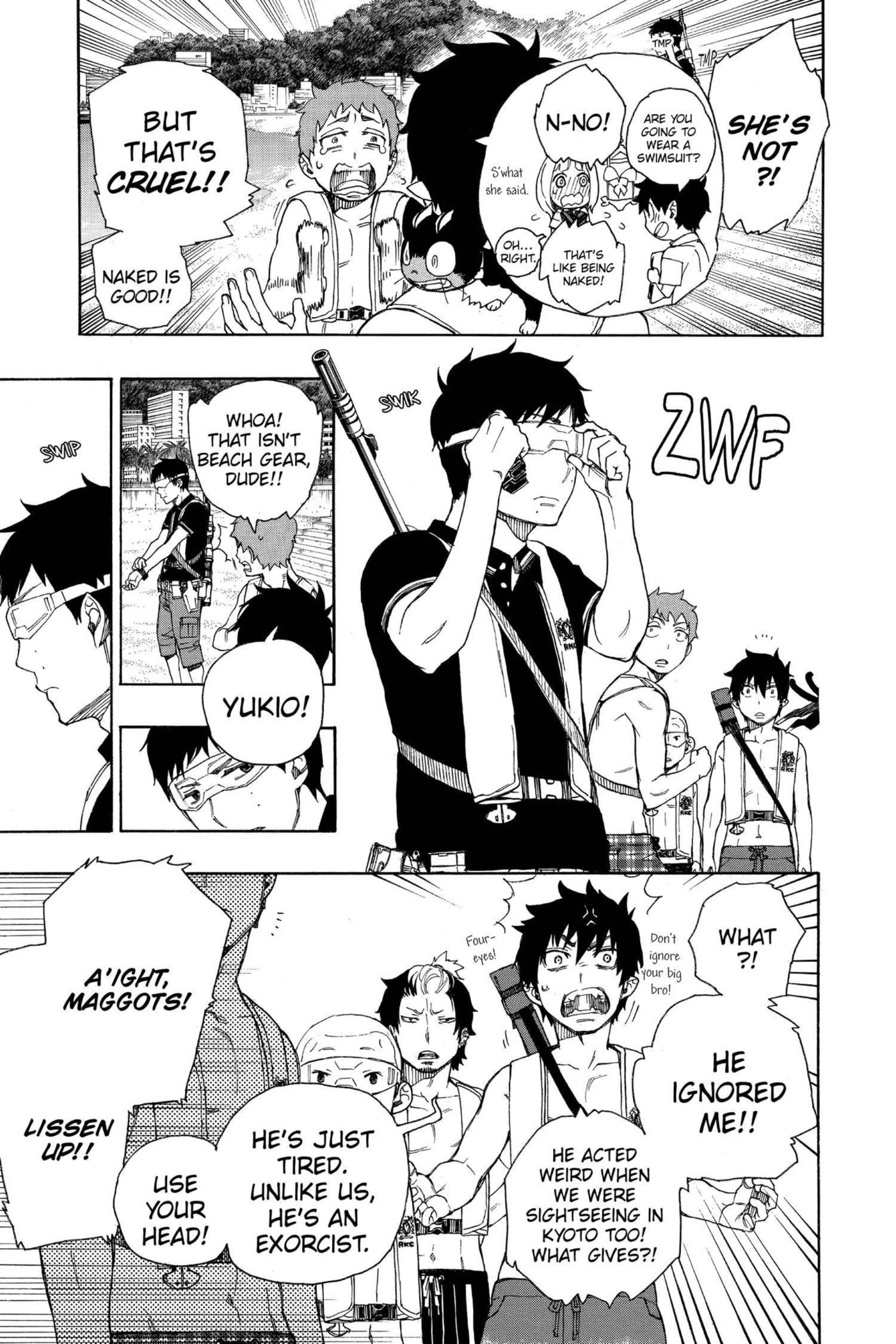 Read Blue Exorcist chapter 0 image 87 on Lezhin