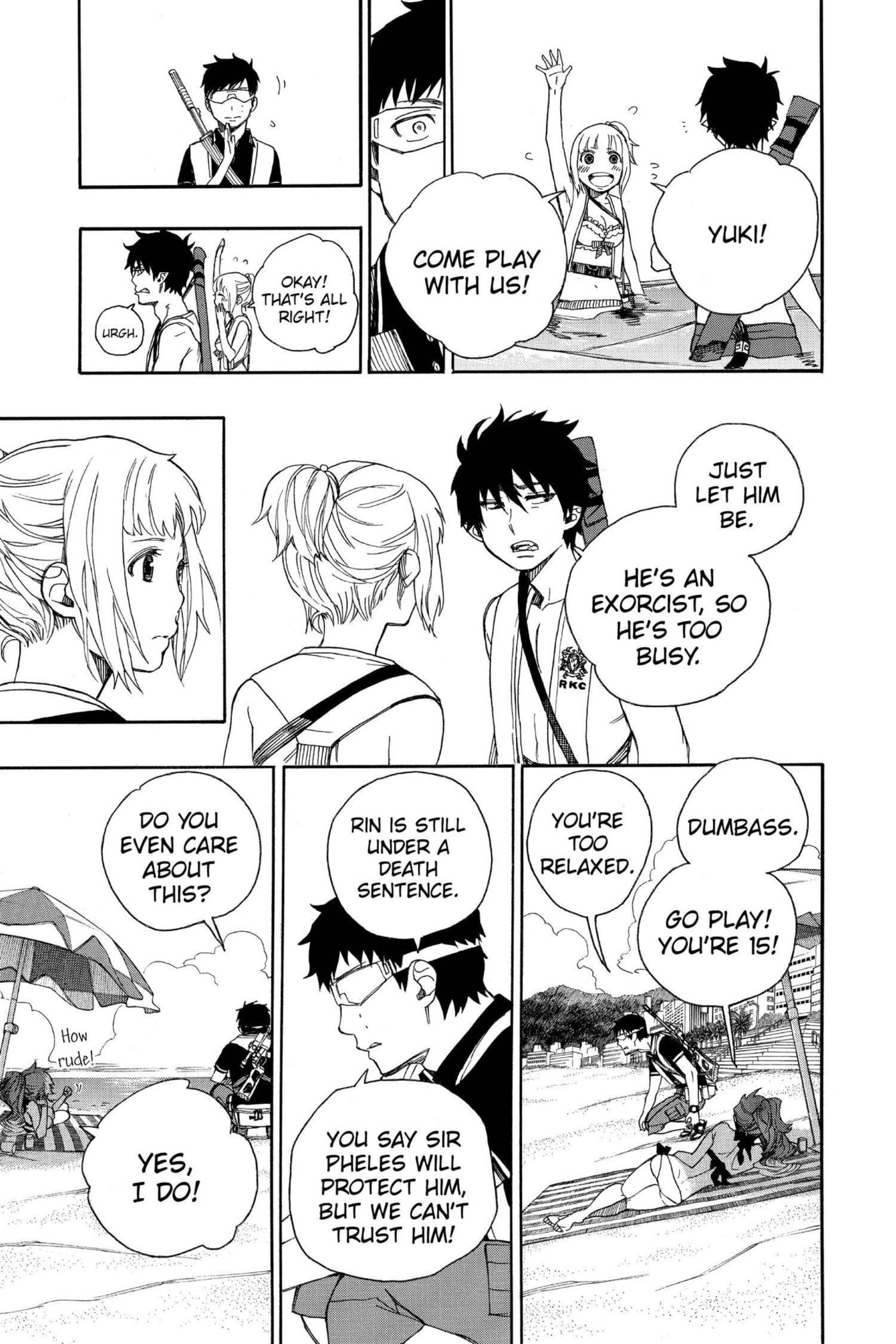 Read Blue Exorcist chapter 0 image 95 on Lezhin
