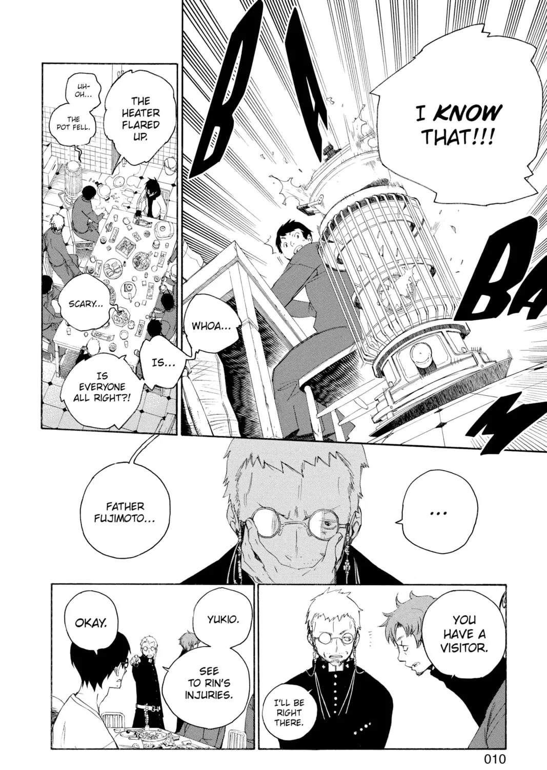 Read Blue Exorcist chapter 1 image 12 on Lezhin