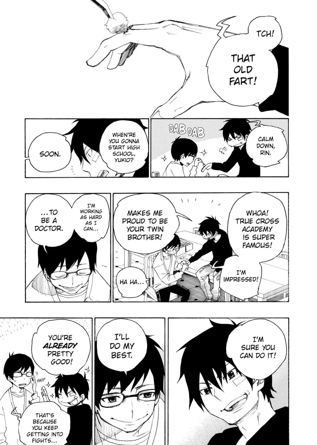 Read Blue Exorcist chapter 1 image 14 on Lezhin