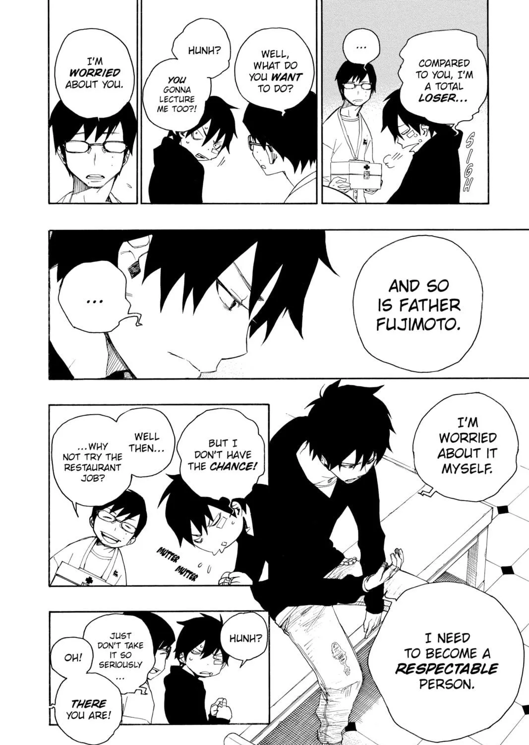 Read Blue Exorcist chapter 1 image 16 on Lezhin