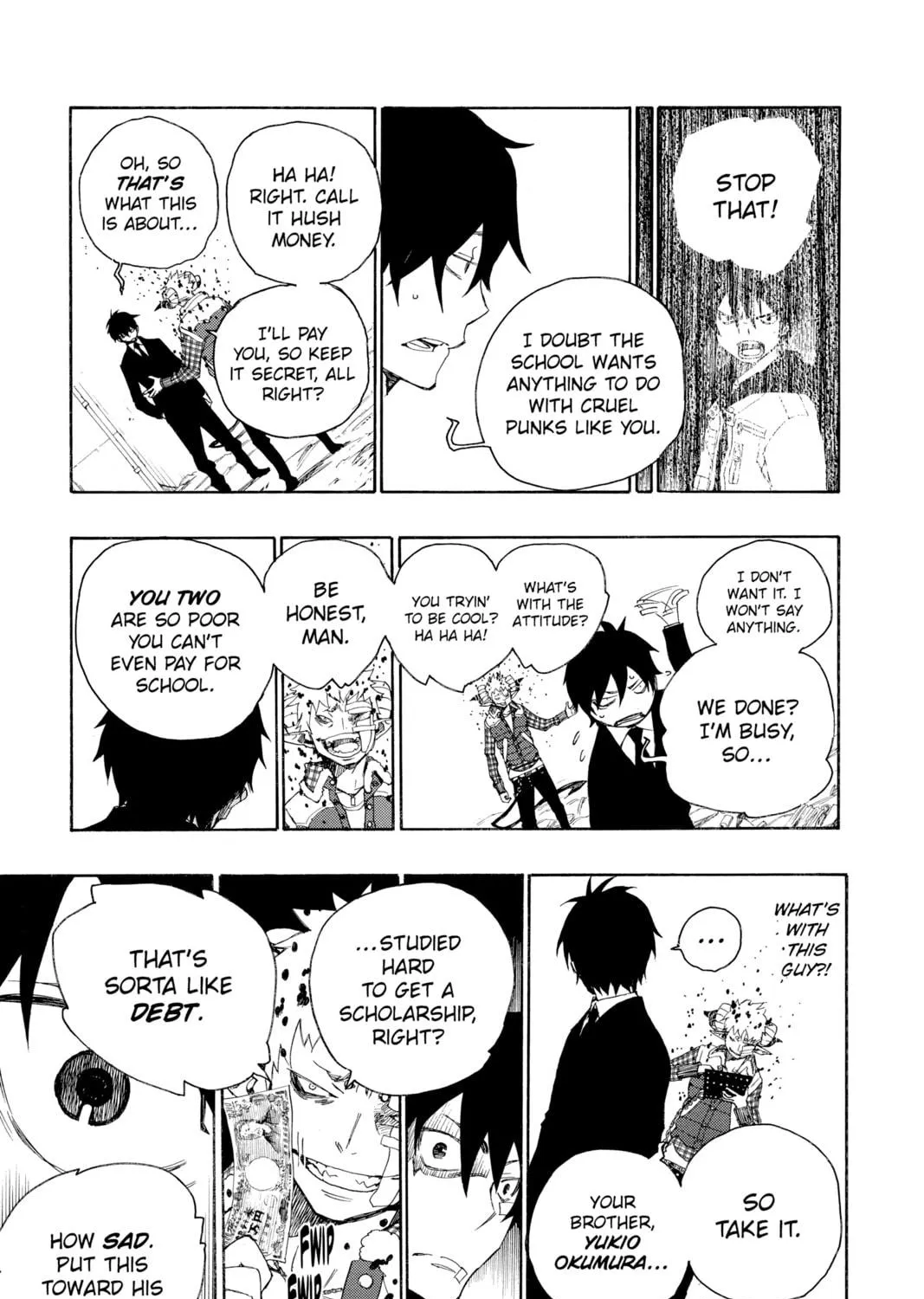 Read Blue Exorcist chapter 1 image 38 on Lezhin