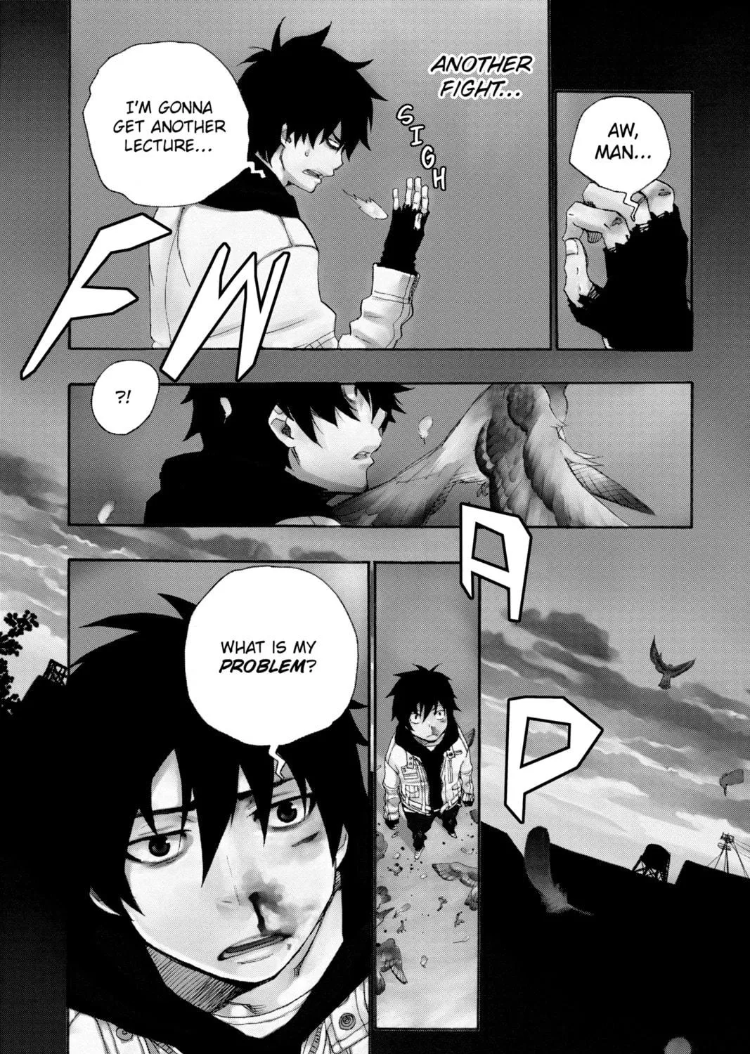 Read Blue Exorcist chapter 1 image 4 on Lezhin