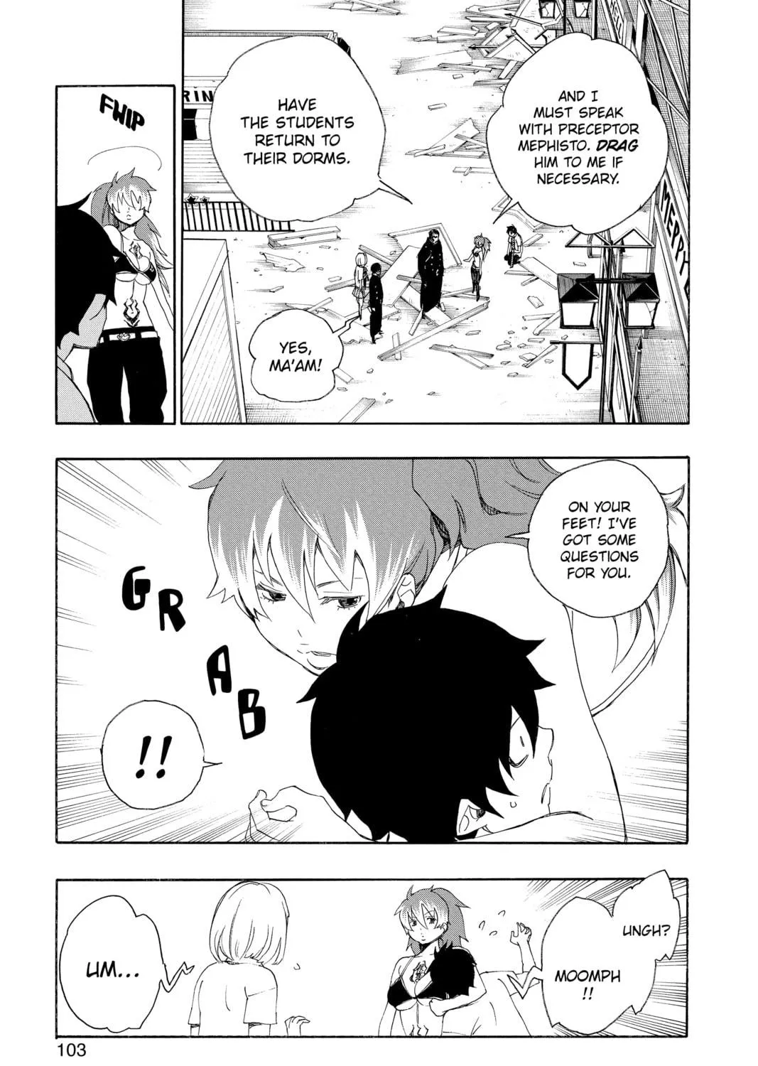 Read Blue Exorcist chapter 10 image 4 on Lezhin