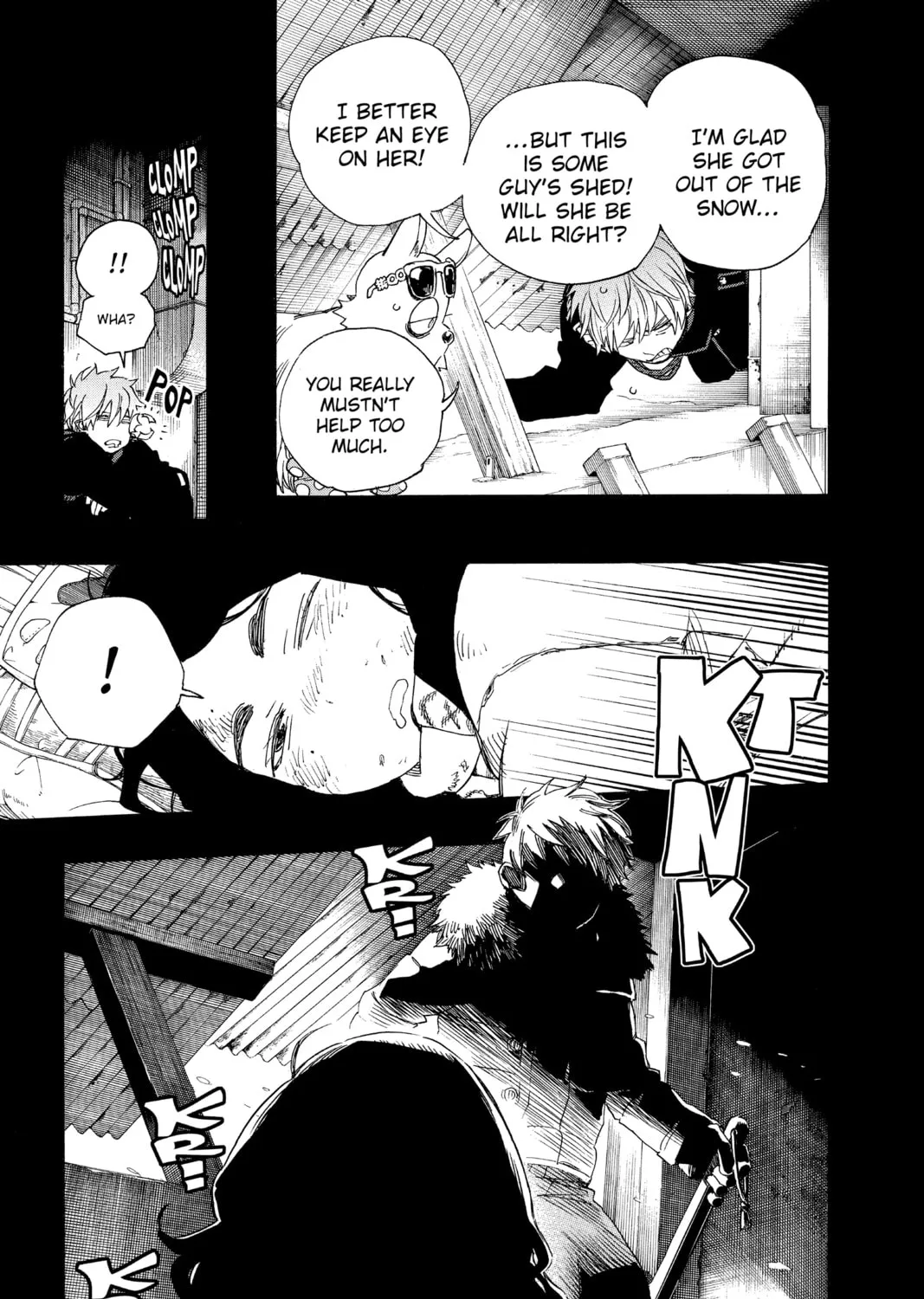 Read Blue Exorcist chapter 100 image 44 on Lezhin