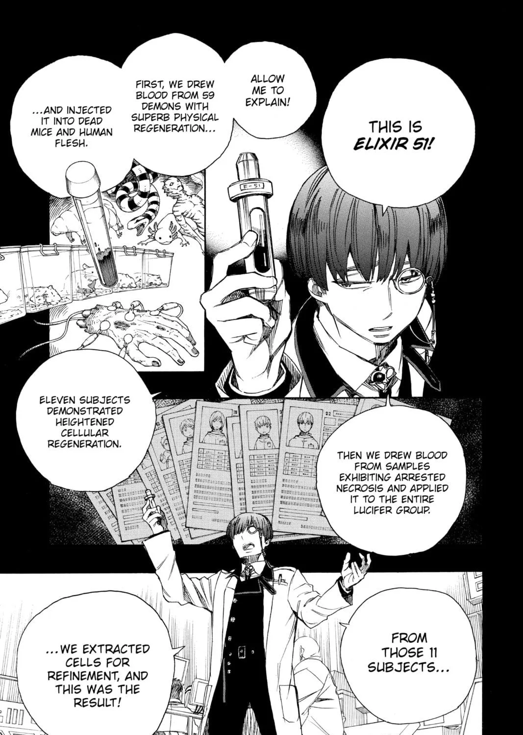 Read Blue Exorcist chapter 102 image 8 on Lezhin