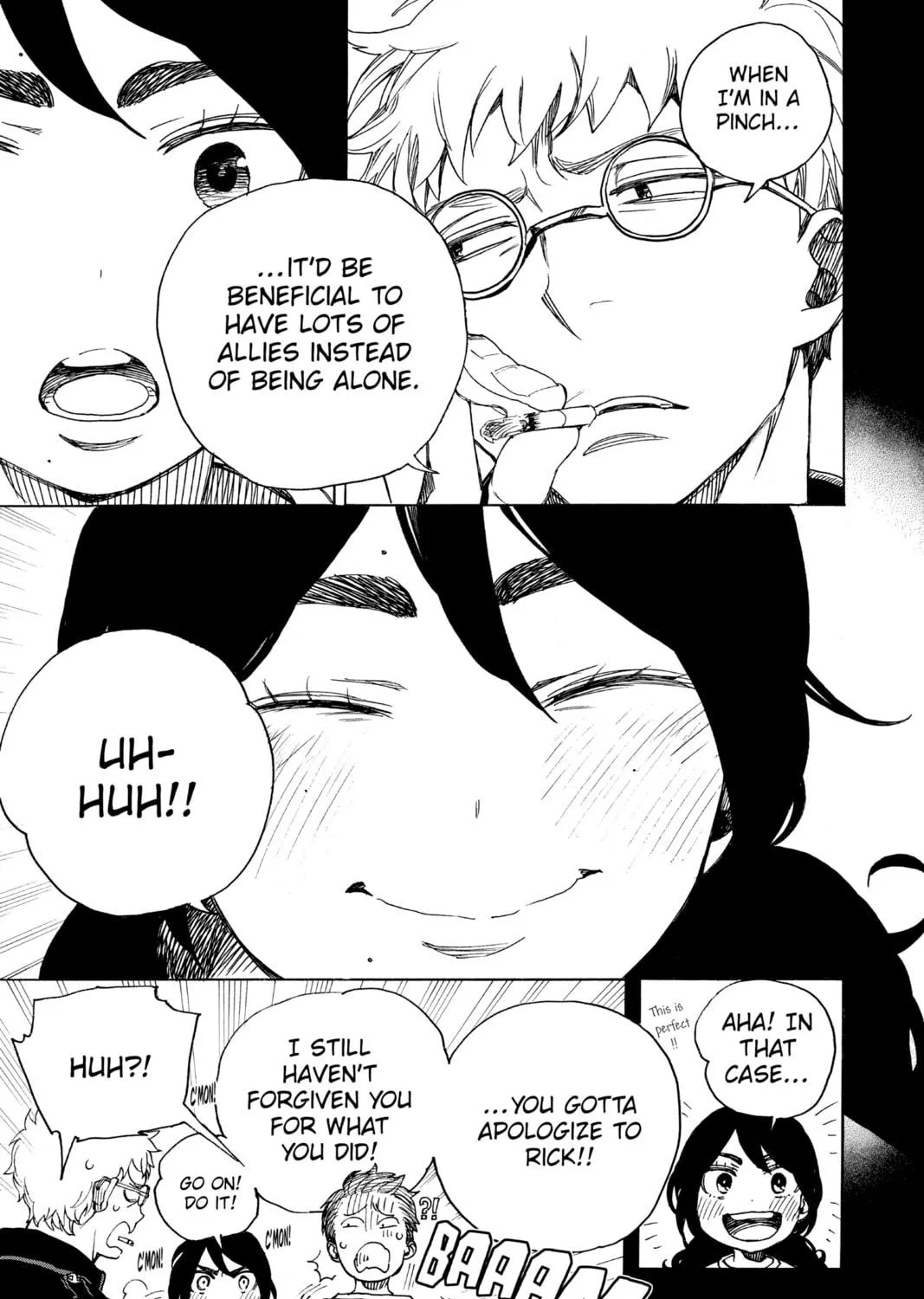 Read Blue Exorcist chapter 104 image 4 on Lezhin