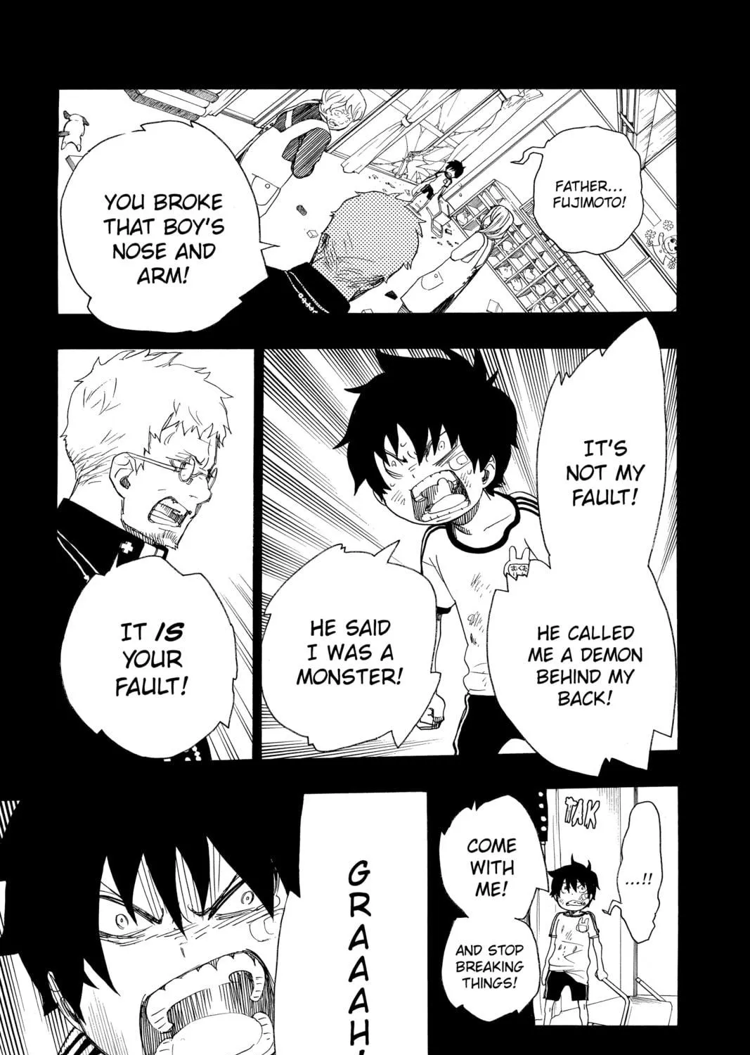 Read Blue Exorcist chapter 11 image 4 on Lezhin