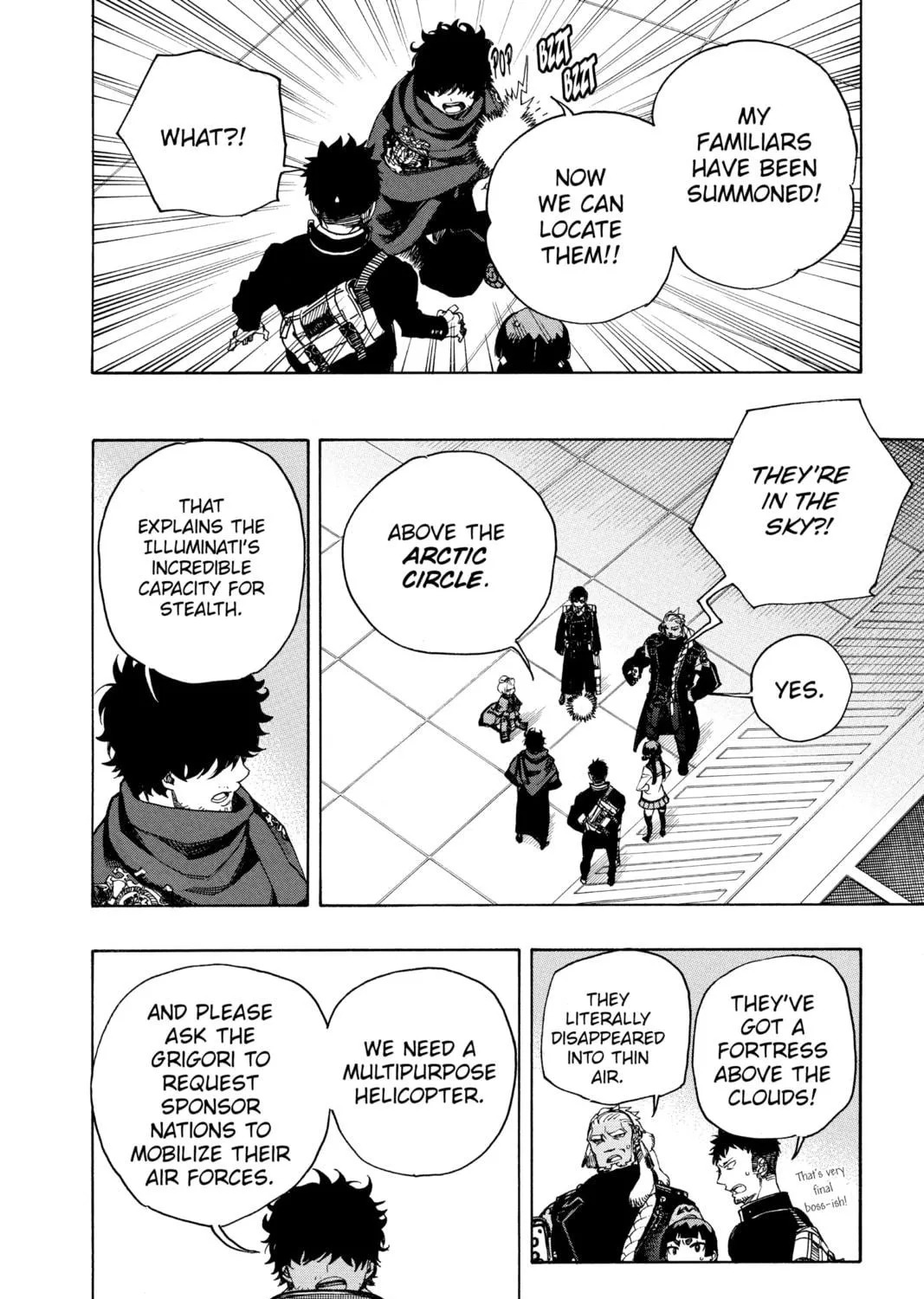 Read Blue Exorcist chapter 113 image 40 on Lezhin