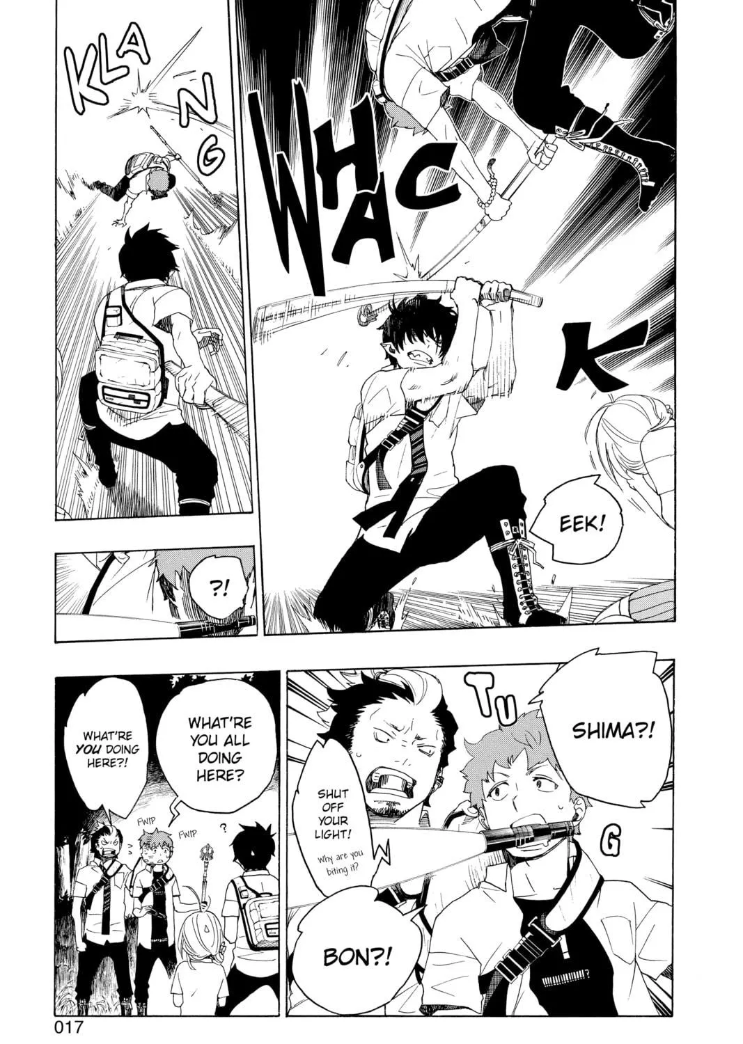 Read Blue Exorcist chapter 12 image 16 on Lezhin