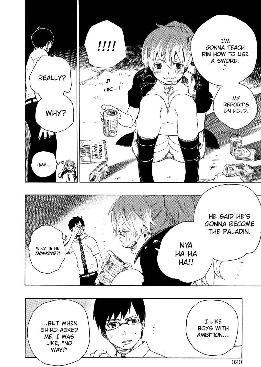 Read Blue Exorcist chapter 12 image 22 on Lezhin